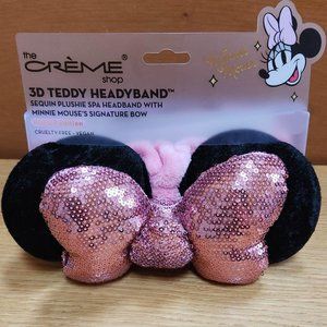 The Crème Shop | Disney: Minnie Mouse 3D - Sequin Teddy Headyband - NEW!